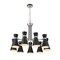Z-Lite Soriano 9 Light Chandelier, Matte Black 728-9MB-BN - alternate 5